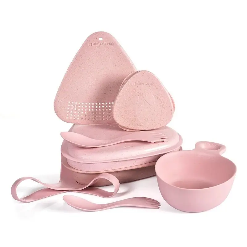 Najlepsza cena Zestaw Pojemników Outdoor MealKit Bio Light My Fire Dustypink (2418410110)