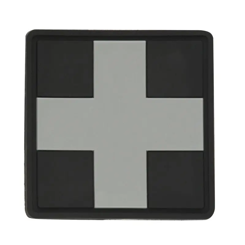 Oferta czasowa Naszywka Medic Cross PVC M-Tac Czarno / Szara (51124211)