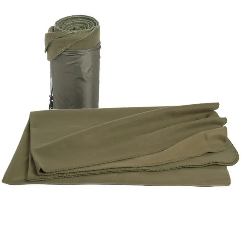 Koc Polarowy 200 x 150 cm Mil-tec Olive Green (14426001) Wysoka jakość