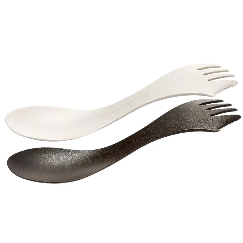 Zestaw Dwóch Niezbędników Spork BIO Light My Fire Cocoa / Cream (2412413013) Wyprzedaż