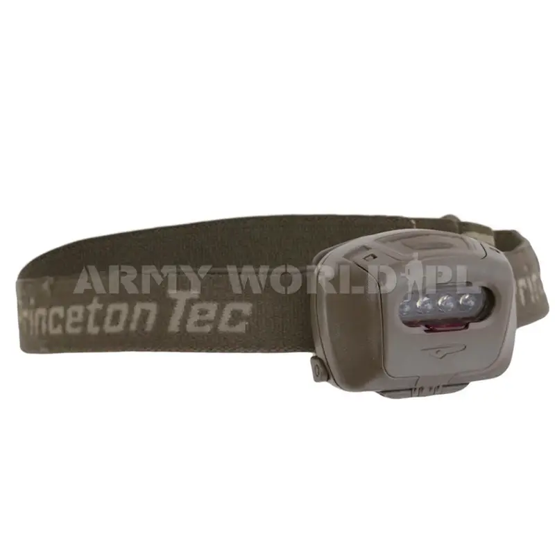 Latarka Czołowa Wojskowa Princeton Tec QUAD Olive Oryginał BDB Nowy