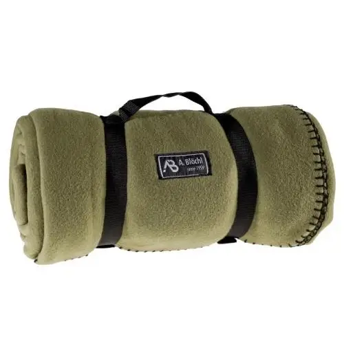 Koc Polarowy Anton Blöchl 200 x 140 Olive Green (061100) Premium