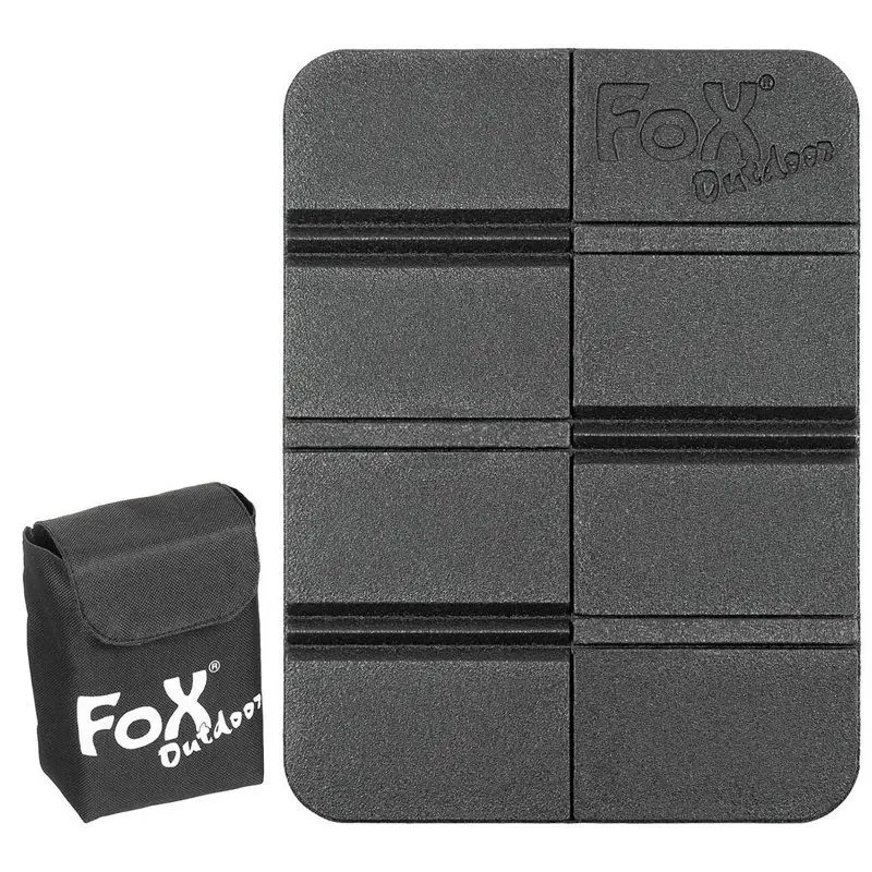 Siedzisko Składane + Pokrowiec Molle Fox Outdoor Czarna (31788A) Promocja