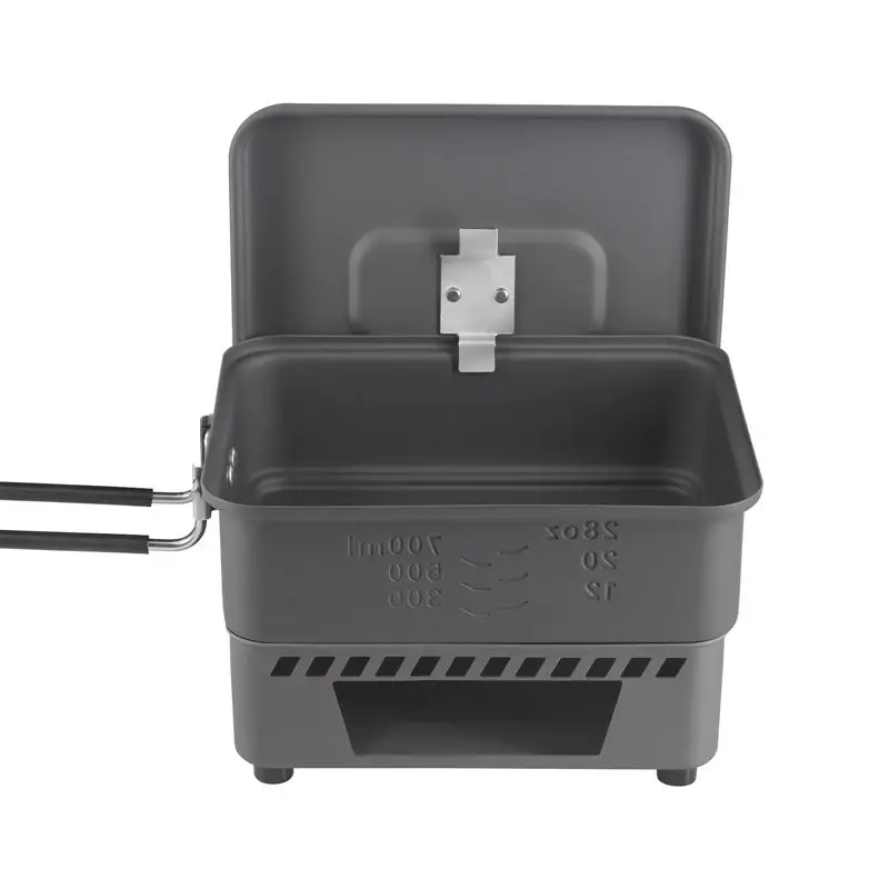 Promocja Kuchenka Turystyczna Esbit Solid Fuel Cookset Z Garnkiem 1100 ml (CS1100HA)
