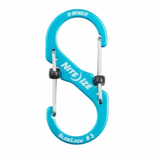 Oferta czasowa Karabinek S-Biner SlideLock #3 Aluminium Nite Ize Niebieski (LSBA3-03-R6)