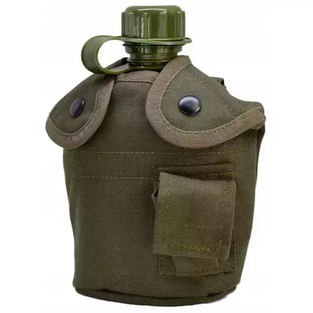 Nowy Manierka + Pokrowiec Olive Texar (34-CNT-AC)