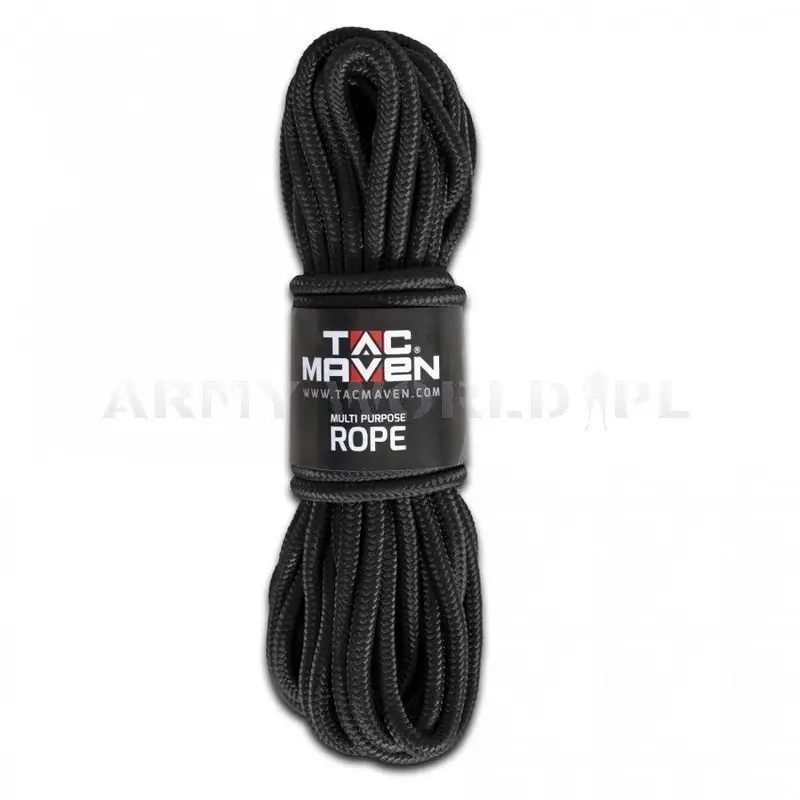 Linka Paracord 10 mm 15 Metrów Tac Maven Pentagon Czarna (D25009) Okazja