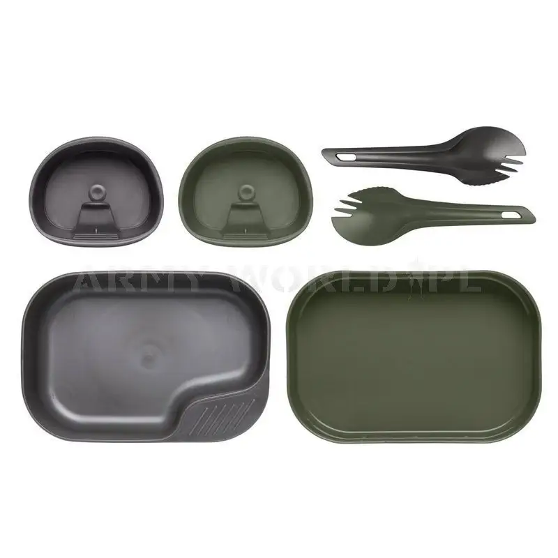 Łatwy zwrot Zestaw CAMP-A-BOX DUO LIGHT Complet Wildo Olive Green / Dark Grey