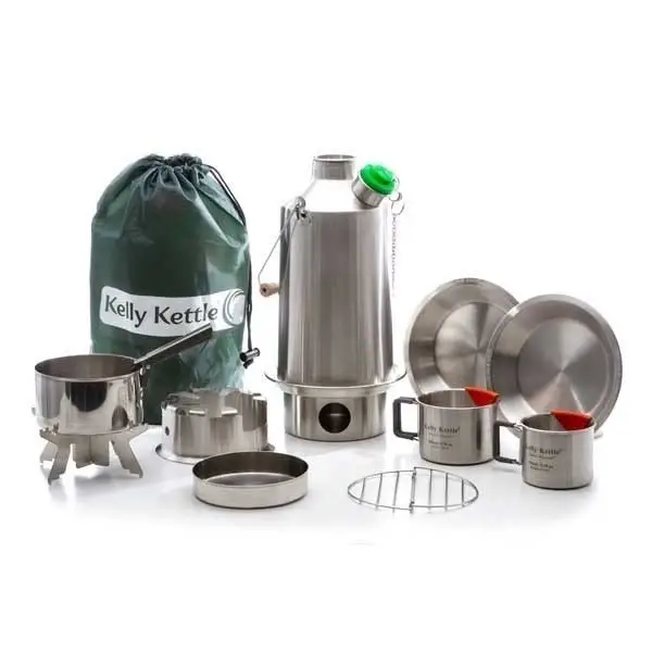 Zestaw Kuchenka + Akcesoria Ultimate Base Camp Kit Stal Nierdzewna 1,6 l Kelly Kettle (ULT-BASE) Kup teraz