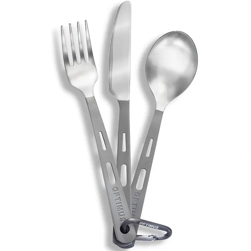 Niezbędnik Titanium 3 Elementy Cutlery Set Optimus (8016286) Oferta limitowana