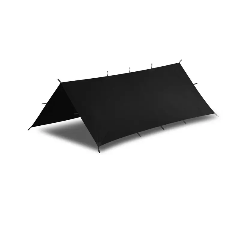 Wyjątkowa oferta SuperTarp SMALL® Polyester Ripstop 2 x 2.5 m Helikon-Tex Czarny (PO-STS-PO-01)