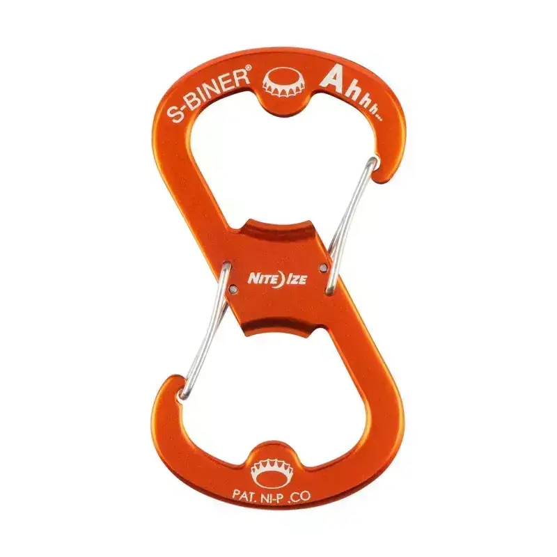 Hit cenowy Karabinek S-Biner Ahhh Bottle Opener Aluminowy Nite Ize Pomarańczowy (SBOA-19-R6)