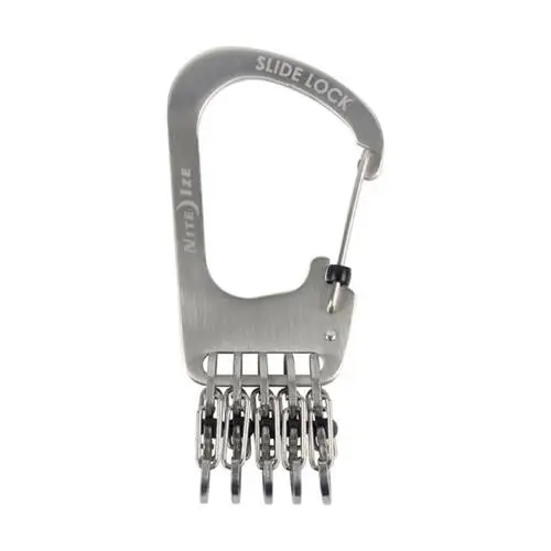 Hit cenowy Karabinek Na Klucze SlideLock® KeyRack Locker Stalowy Nite Ize Srebrny (KCK-11-R3)
