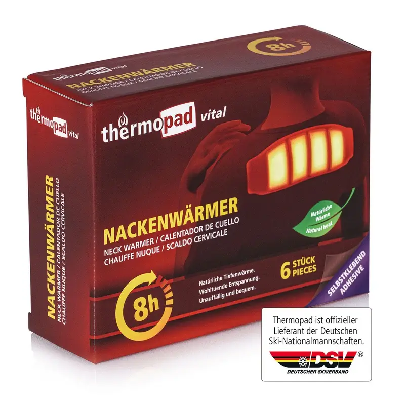 Ogrzewacz Na Szyję / Kark Thermopad® Neck Warmer (Nackenwärmer) x 6 Sztuk Darmowy zwrot