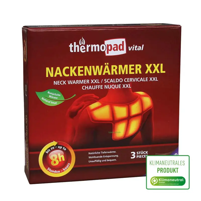 Premium Ogrzewacz Na Szyję / Kark XXL Thermopad® Nackenwärmer XXL x 3 Sztuki