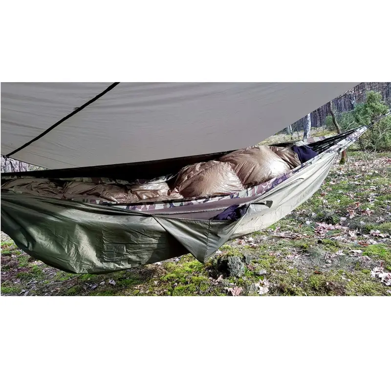 Popularny Kołdra / Podpinka Puchowa Camp Quilt Glow Bushmen +5°C Oliwkowo / Pomarańczowa (BU GLCAQ +5)