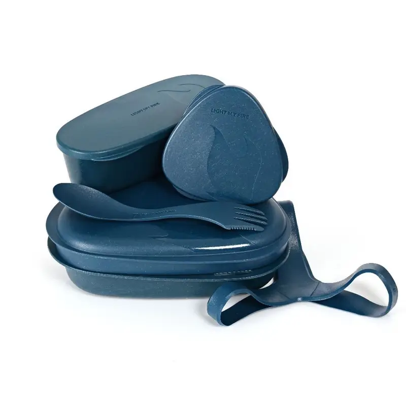 Oferta czasowa Zestaw Pojemników LunchKit Bio Light My Fire Hazyblue (2413710910)