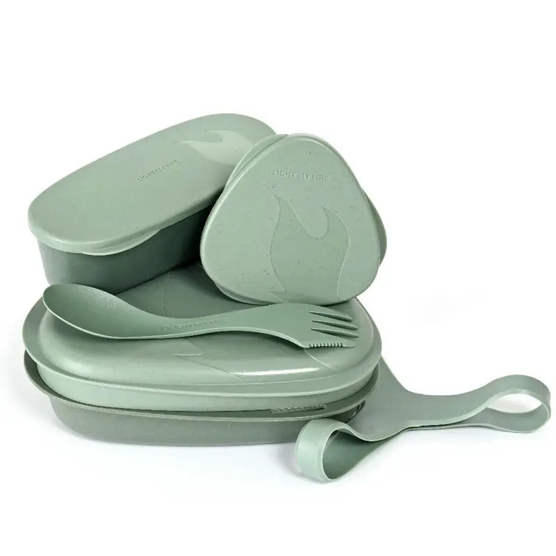 Zestaw Pojemników LunchKit Bio Light My Fire Sandygreen (2413710610) Niska cena
