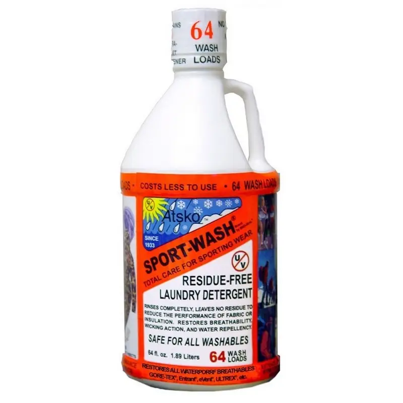 Płyn Do Prania Goretex-ów Membran Oddychających Atsko Sport Wash 1800 ml Promocja