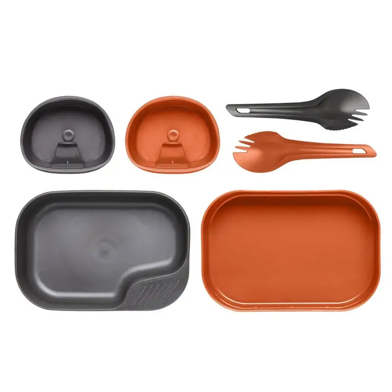 Zestaw CAMP-A-BOX DUO LIGHT Complet Wildo Orange / Dark Olive Hit sprzedaży