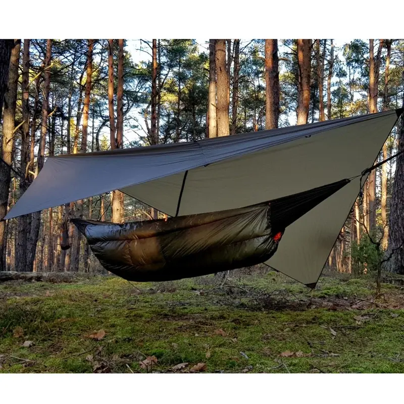 Tarp Ultralight 2 x 3 m Bushmen Dark Olive (BU ULTARP 2X3) Łatwy zwrot