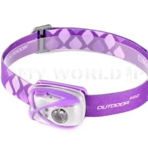 Latarka Czołowa Luna Mactronic 140 lm Fioletowa (L-HLS-NL1-V) POWYSTAWOWA Ostatnia szansa