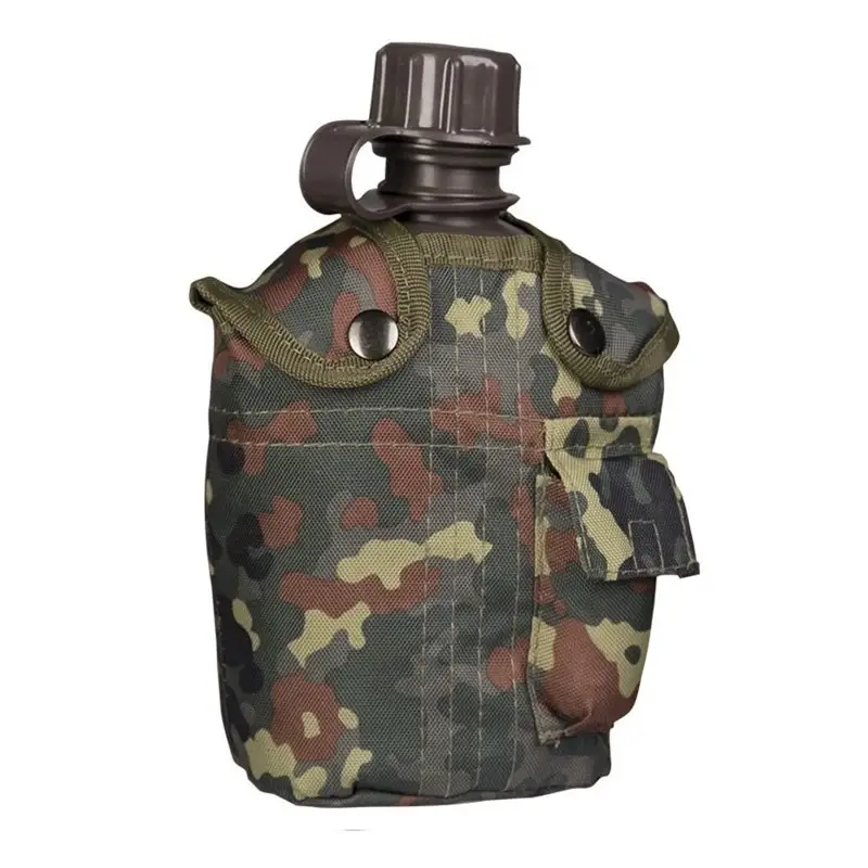 Manierka 1 Litr z Pokrowcem Mil-tec Flecktarn (14505021) Najlepsza cena