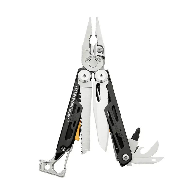 Do wyczerpania zapasów Multitool Leatherman® Signal Black/Silver + Futerał (832265)