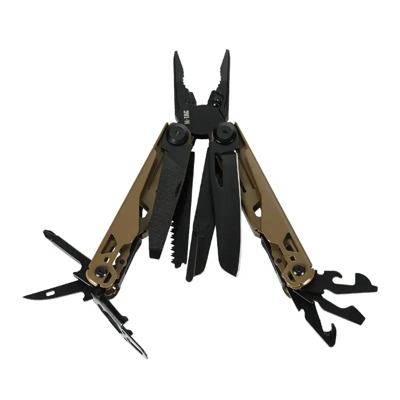 Multitool Type 9 Stainles Steel M-Tac Brown / Black (60023505) Wysoka jakość
