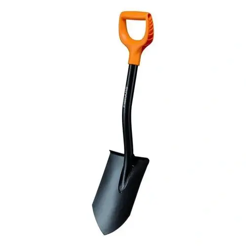 Saperka Solid Fiskars Czarna Premium