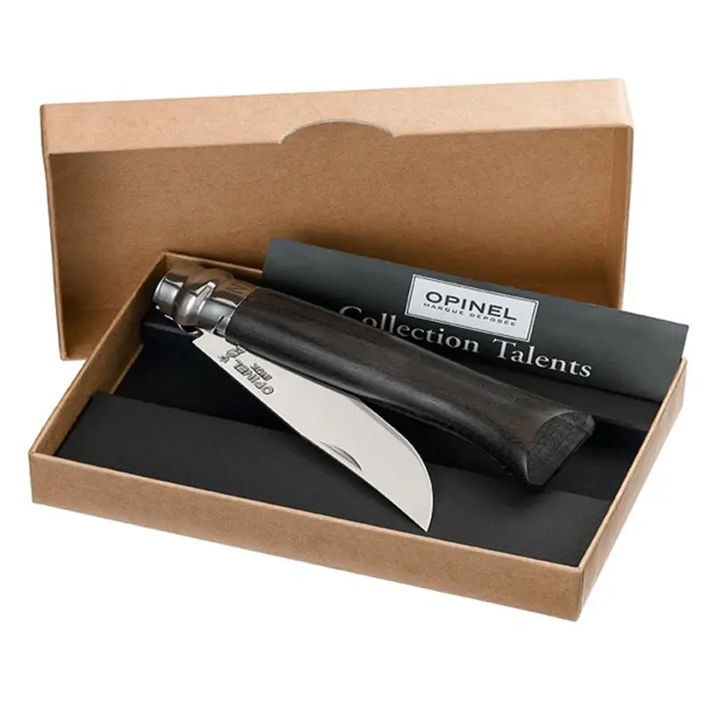 Nóż Składany OPINEL Luxury Ebony N°8 Box + Etui (001352) Nie przegap