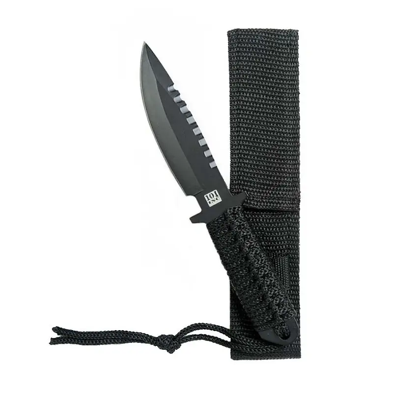 Nóż Combat Knife Recon 7" Model A + Kabura 101 INC. Czarny (455460) Sprawdź teraz
