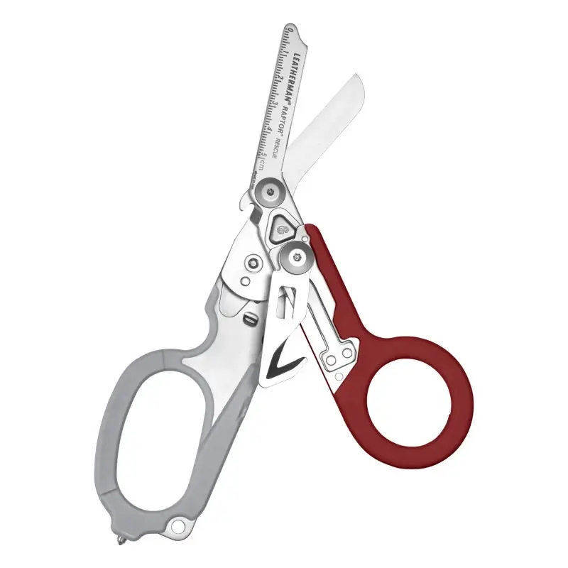Bestseller Multitool / Nożyce Leatherman® Raptor Rescue Garnet + Kabura (833482)