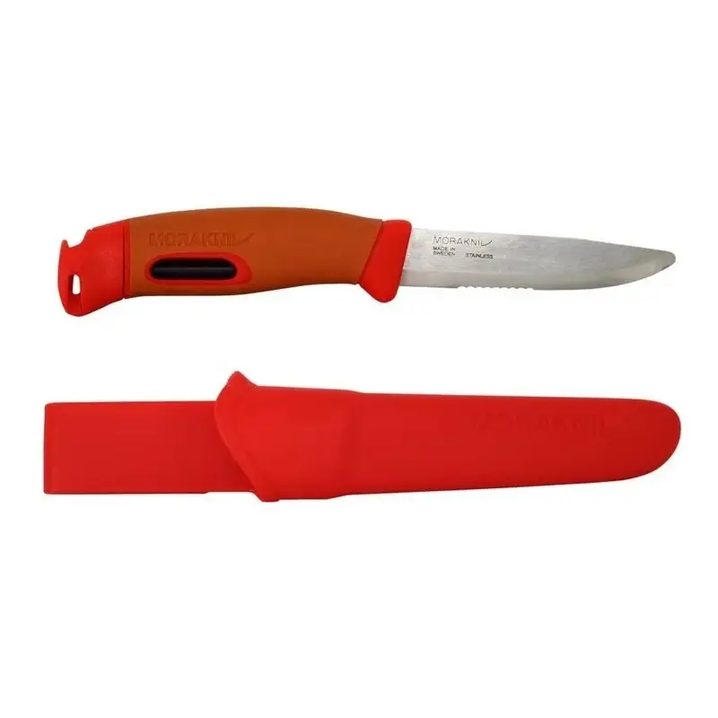 Nóż Morakniv® Companion Spark Emergency (S) Burnt Orange / Czerwony Zamów dziś