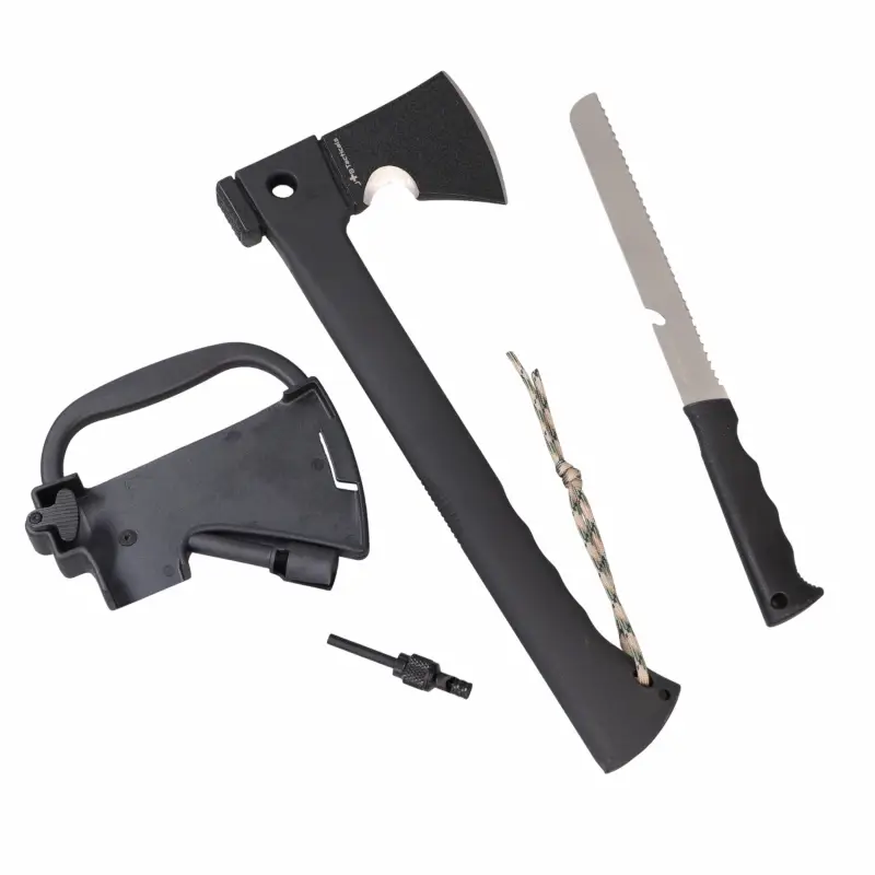 Najlepsza cena Toporek Multitool Survivalowy JB Tacticals Czarny (JB-17)