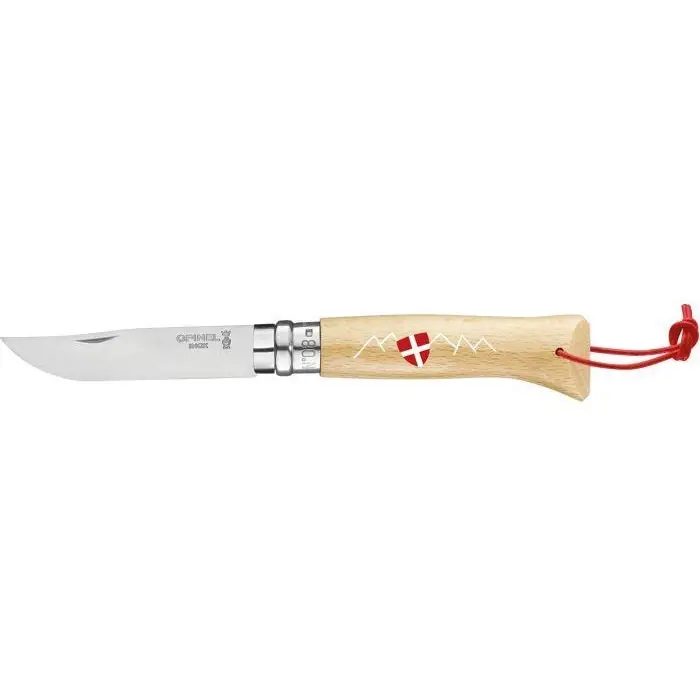 Zamów teraz Nóż Składany OPINEL INOX N°8 Savoyard Z Rzemieniem Natural (002611)