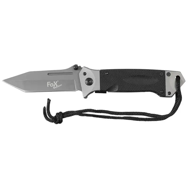 Nóż Składany G10 Fox Outdoor Czarny (45531A) Ostatnie sztuki