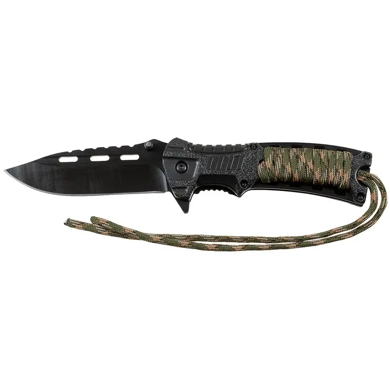 Nóż Składany Paracord Z Krzesiwem Fox Outdoor Camo (44591) Rabat