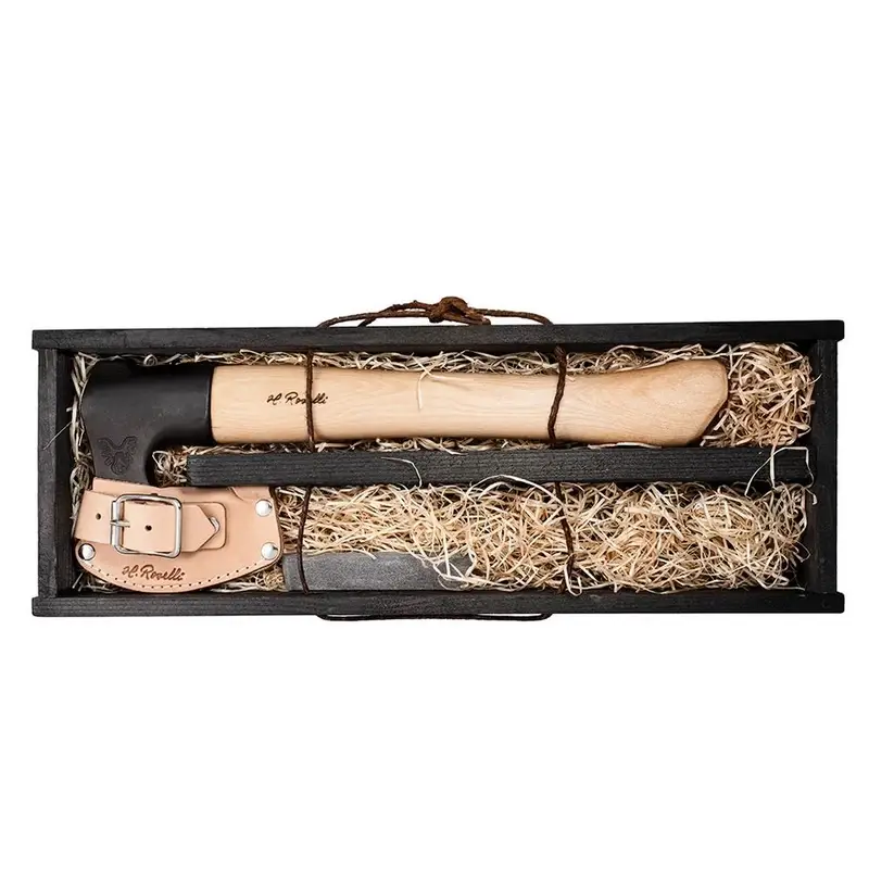 Nowy Siekiera Axe Short Handle H. Roselli R860 + Pudełko Prezentowe