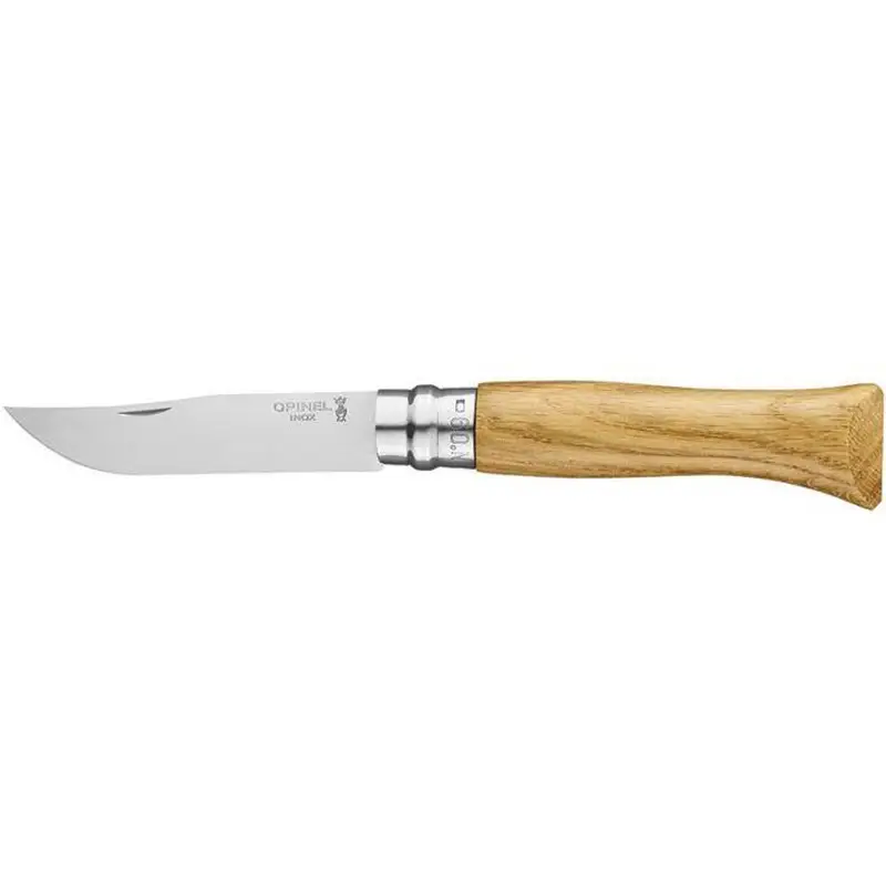 Nóż Składany Inox OAK N°9 Opinel Natural (002424) Do wyczerpania zapasów