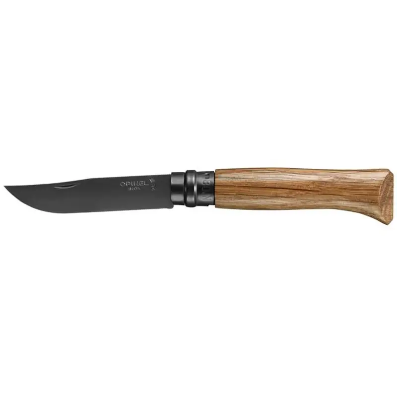 Nóż Składany Inox N°8 Opinel Czarny (002172) Oferta limitowana