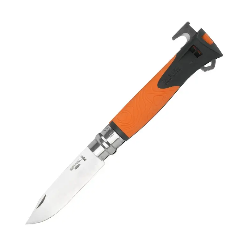 Nóż Składany OPINEL N°12 Explore Z Przyrządem Do Usuwania Kleszczy Khaki /Orange (002454) Szybka dostawa