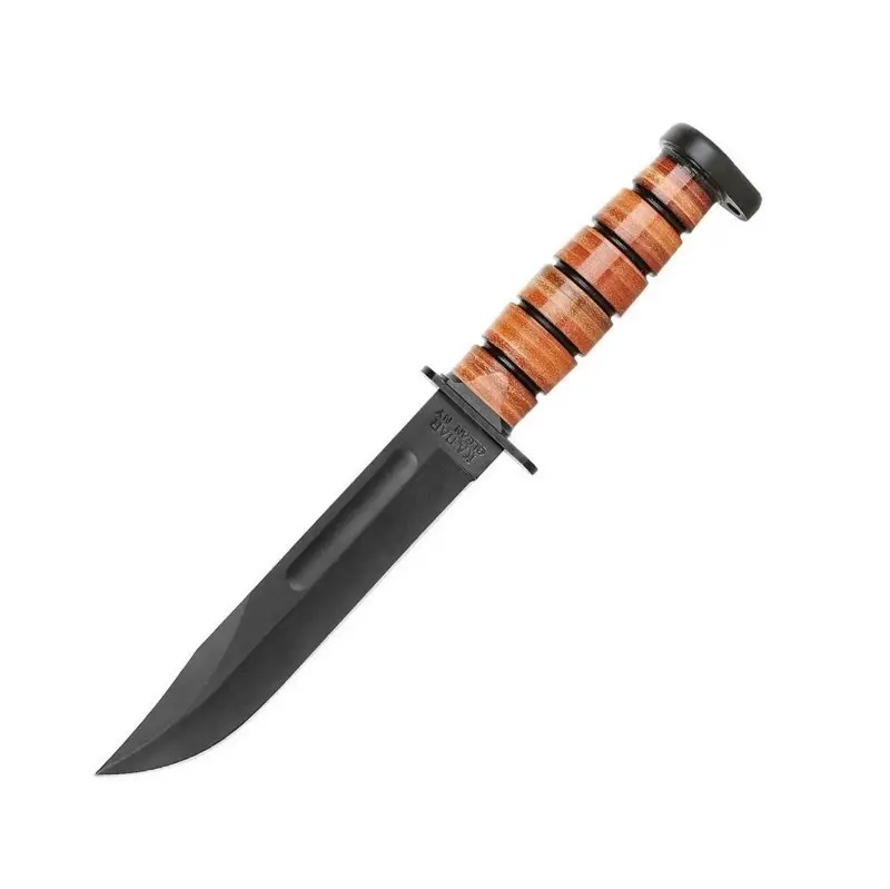 Wyjątkowa oferta Nóż Dog's Head Utility Knife + Pochwa Skórzana Ka-Bar (1317)