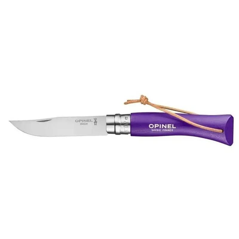 Nóż Składany OPINEL INOX Colorama N°7 Rzemień Violet (002205) Zamów dziś