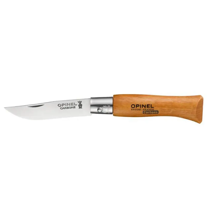 Wysoka jakość Nóż Składany OPINEL N°4 Carbon Natural (111040)
