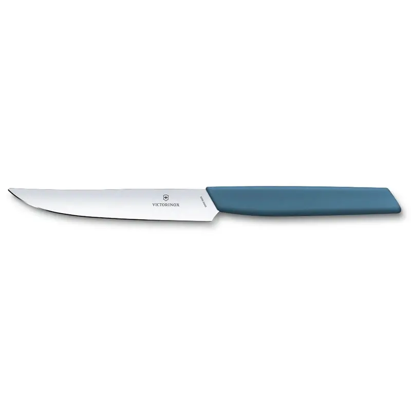 Łatwy zwrot Nóż Do Steków Swiss Modern 12 cm Victorinox Cornflower Blue (6.9006.122)