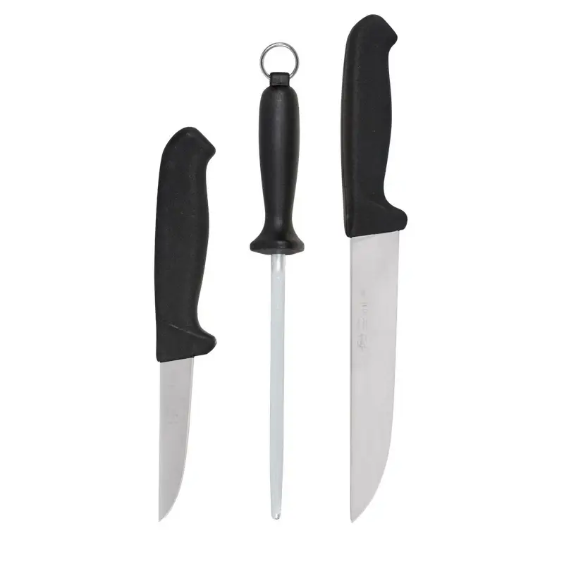 Nowy Zestaw Noży Butcher Kit Morakniv Czarny