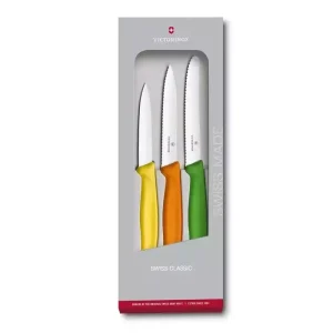 Zestaw Noży Do Warzyw I Owoców Swiss Classic 3 Elementy Victorinox (6.7116.31G) Bezpieczne zakupy