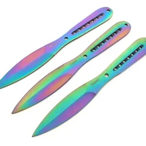 Noże Do Rzucania / Zestaw Rzutek N420B Rainbow Fade Nie przegap