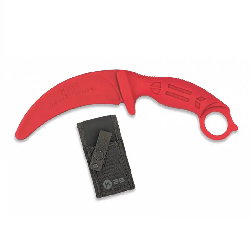 Nowy Nóż Treningowy Karambit K25 Martinez Albainox Czerwony (N070A)
